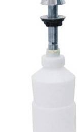 Lavatory-Mounted Soap Dispenser
