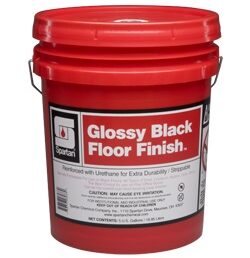 Glossy Black Floor Finish