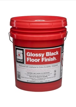 Glossy Black Floor Finish