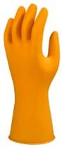 Orange Rubber Gloves