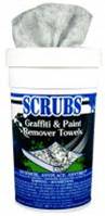 Scrubs Graffiti & Spray Paint Remover Towels
