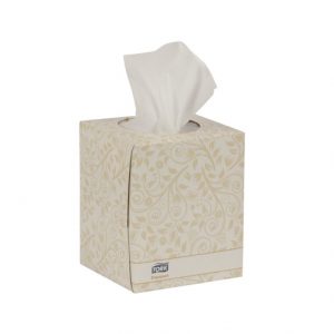 Tork Premium Facial Tissue Cube Box
