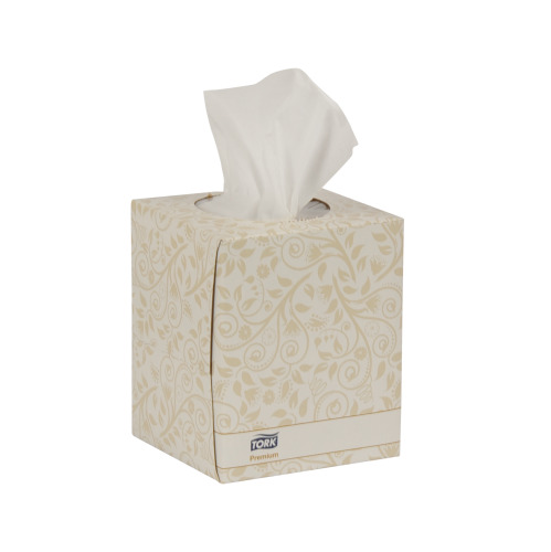 Tork Premium Facial Tissue Cube Box