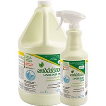Safeblend Saniblend OXY DISINFECTANT RTU- CLEANER - DEODORIZER FUNGICIDE - MILDEWSTAT Fragrance free